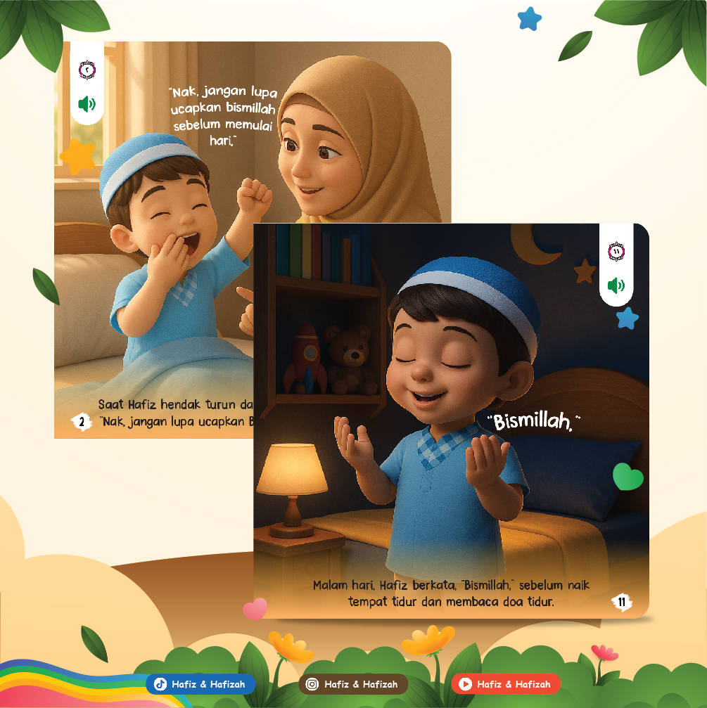 Akhlak Terpuji - Hafiz Ingat Mengucap Bismillah - Image 2