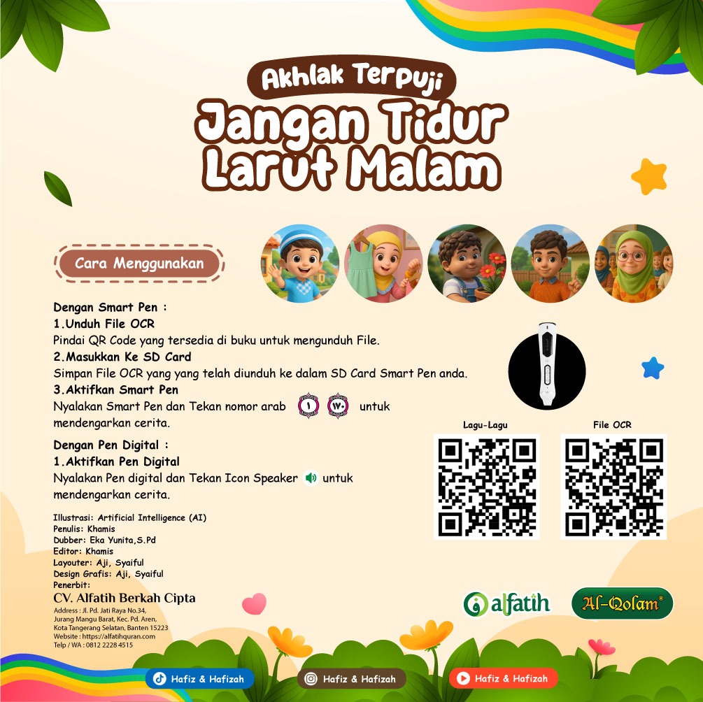 Akhlak Terpuji - Jangan Tidur Larut Malam - Image 3